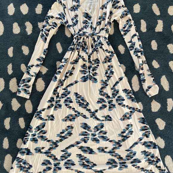 Rachel Pally kaftan ikat pattern blue size small - Picture 1 of 4